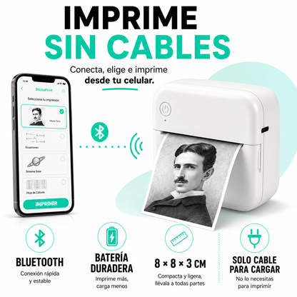 Mini Impresora Térmica Portátil